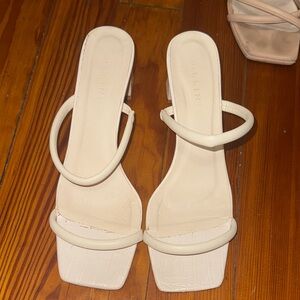 Billini white Strappy Heels